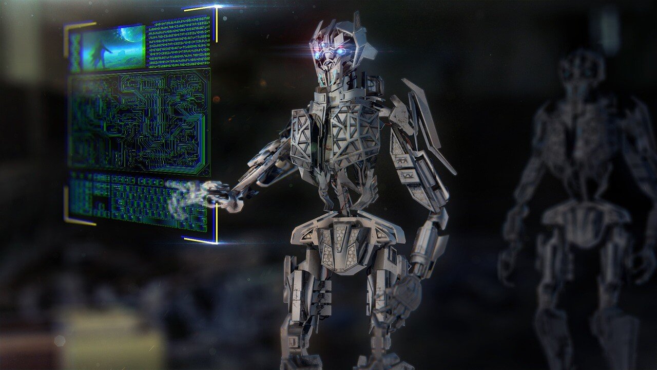 Futuristic Software Technology Interface Illustration