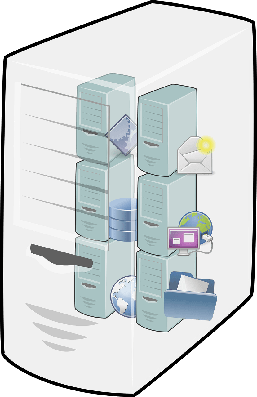 Hosting Tools, Server Dashboards, CDN Uptime Monitor Illustration