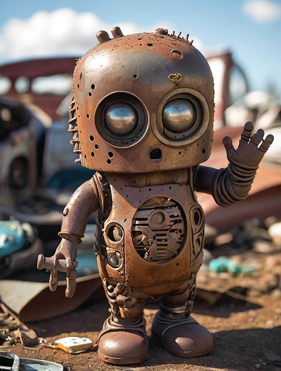 E-Waste Recycling Robot in Action