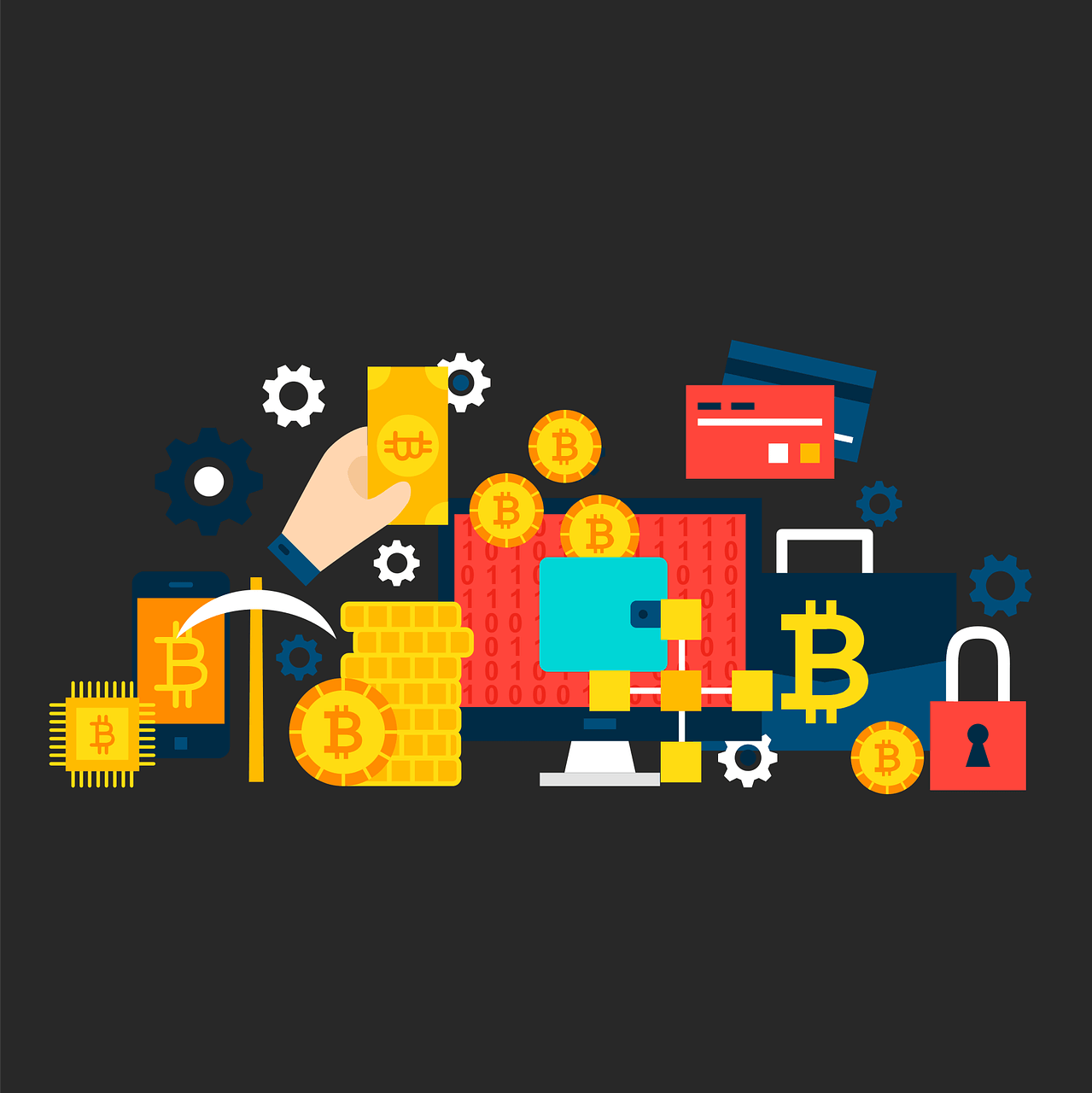 Illustration of Types of Crypto Wallets and Security Levels